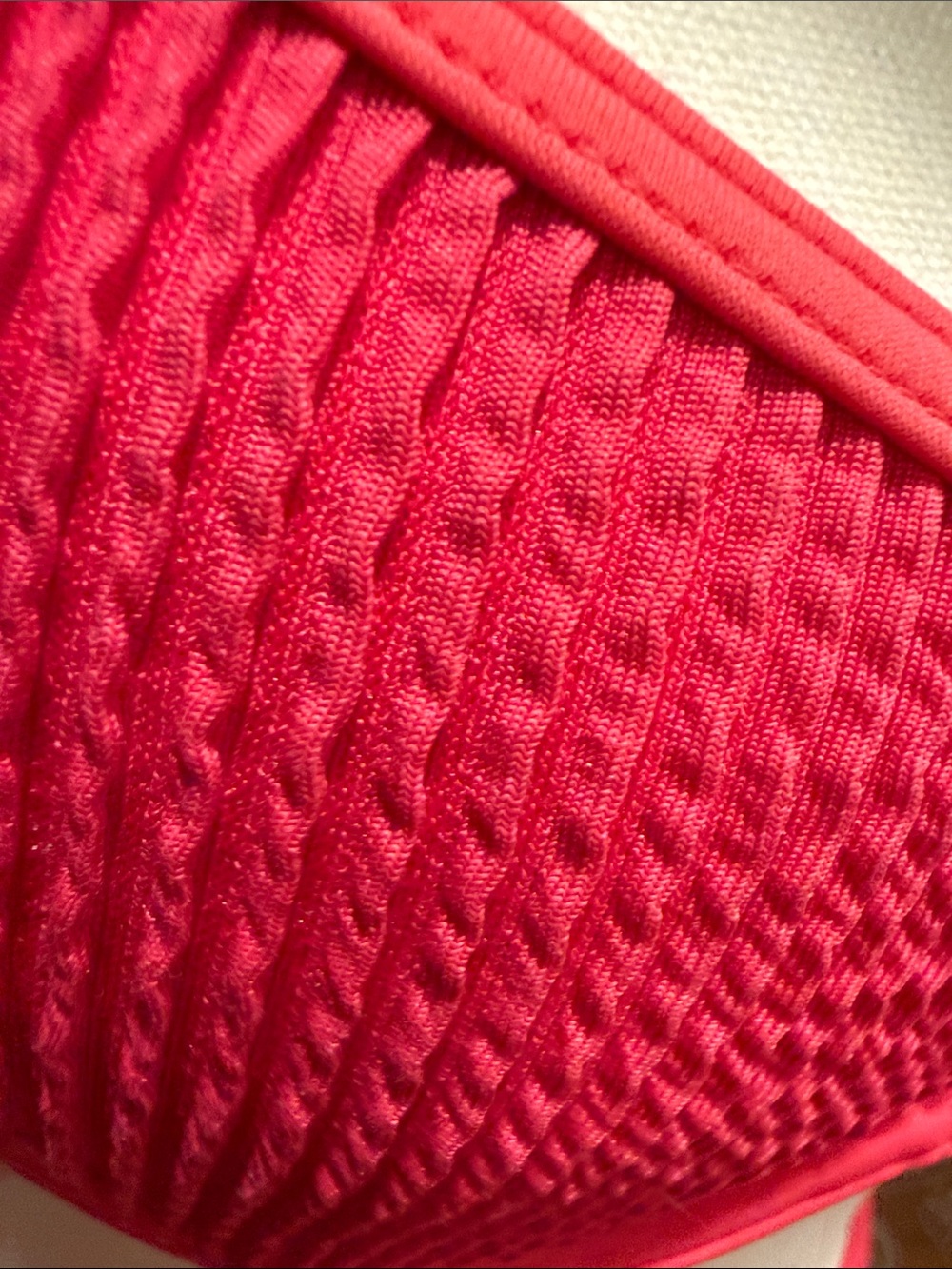 BOGO 🟢 Abercrombie & Fitch Pink Textured Bikini Set - Picture 3 of 3